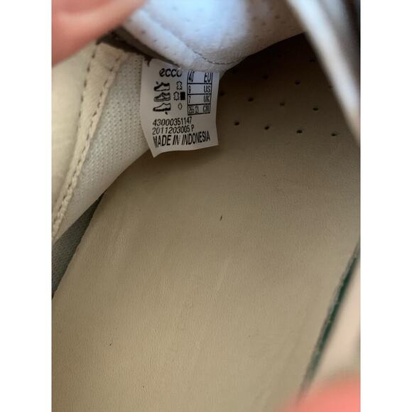 ECCO Soft 7- Women’s Leather Sneaker-Size US 9-Silver - Picture 7 of 7